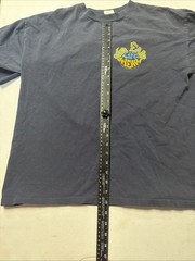 Vintage No Fair Life Wear T-shirt Size L Broad Mind Narrow Waist Exchanged