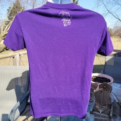 Purple Bob Marley Tshirt By Afriwear. Men’s Small. Vibrant Color, Soft Material.