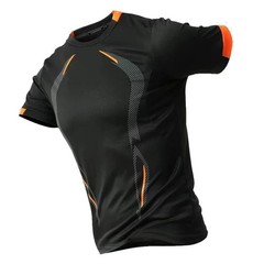 Men’s Quick Dry Running T-Shirt Breathable Fitness Training Gym Top Sweatshirt