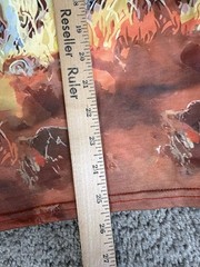 Horse Shirt Mens M Western Plains Graphic Long Sleeve Crew Jersey Casual