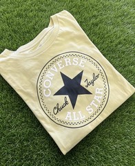 Converse T-shirt L Men’s Logo Front Oversized Loose Fit Y2K