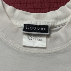 Vtg 90s The Louvre Museum T-Shirt Sz XL Heiroglyphics Arabic Egypt Mona Lisa Art