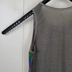 Well Worn Tank Top Mens Extra Small Gray Round Neck Sleeveless Pocket Stretch