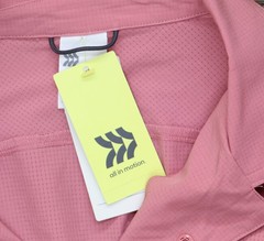 all In Motion Mens Everyday Woven Shirt 89432482 Rose Pink M