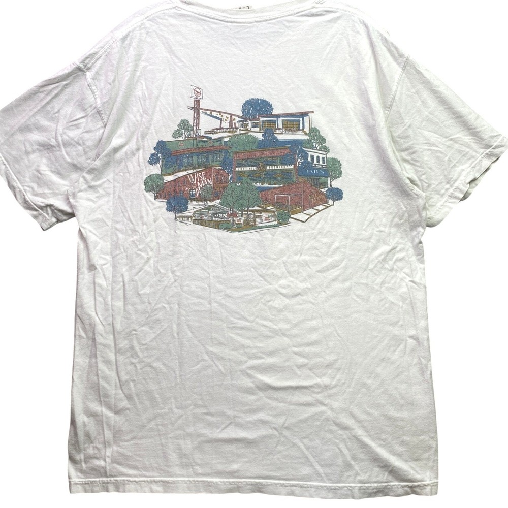 Winston-Salem NC Brewery Shirt Mens Large Art Deco AOP Grunge Streetwear