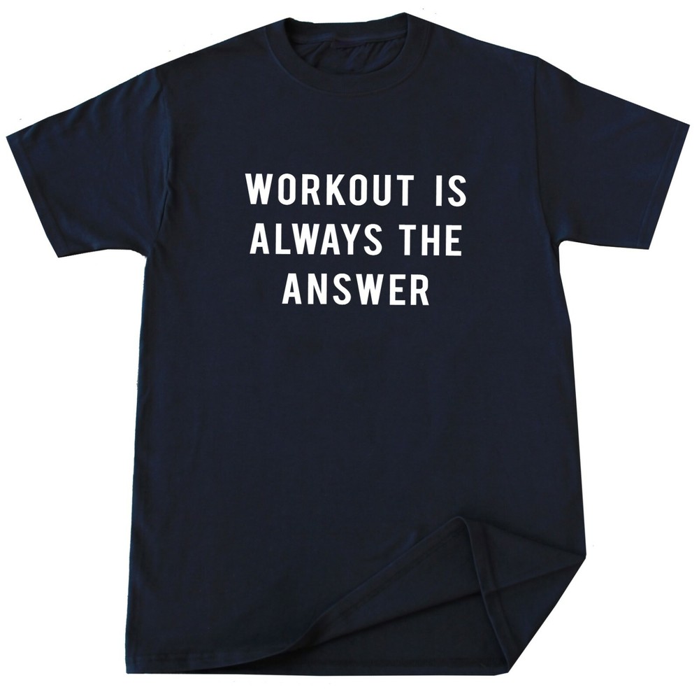 Funny Workout T-shirt Gym Humor Training Bodybuilding Crossfit Lover Lift Weight