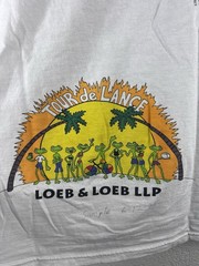 Vintage 1998 Venice Art Walk Tour de Lance T Shirt White Graphic