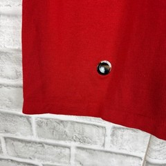 Sheep Inc Mens MEDIUM Ultra-Fine Merino Wool Knit T-Shirt Red Traceable Portugal
