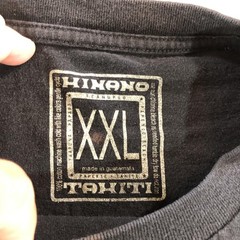 Hinano Tahiti Shirt Mens 2XL Black Short Sleeve Graphic Surf Beachwear Logo Tee
