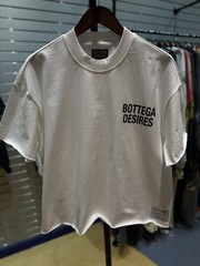 BRAND NEW – Bottega Desires Tee T-Shirt F**k Joke (S) White Black