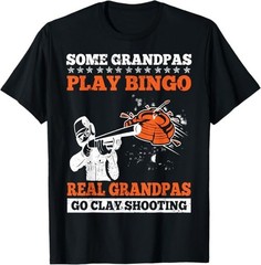 Funny Skeet Shooting Grandpa Clay Trap Shooter Old Guy Best Tee T-Shirt S-3XL