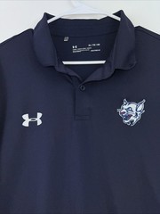 Under Armour x Saint Thomas University STU Bobcats Men’s XL Blue Dry Polo Shirt