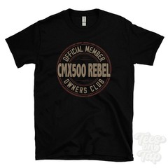 OFFICIAL MEMBER CMX500 REBEL OWNERS CLUB T-SHIRT motorcycle bike gift retro logo