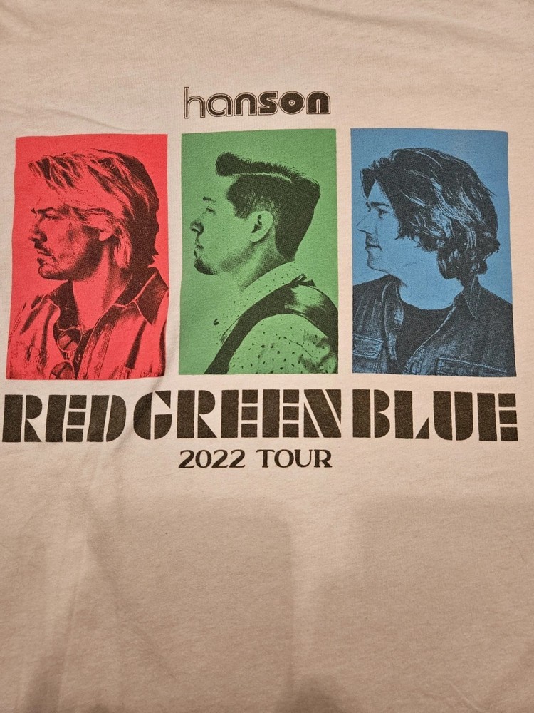 New Hanson Red Green Blue 2022 Gift For Fans Unisex S-5XL Shirt RM642