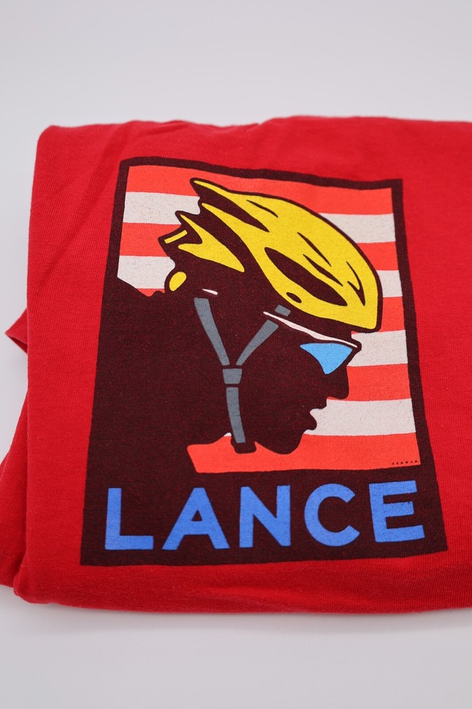 Lance Armonstrong Giro L T-shirt! Excellent Condition! A Collectors Find!