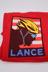 Lance Armonstrong Giro L T-shirt! Excellent Condition! A Collectors Find!