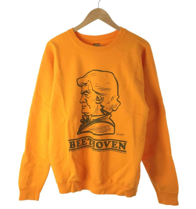Human Made x Peanuts Beethoven Sweatshirt Orange L HM24CS045 NWT Sealed Japan