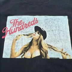 The Hundreds Shirt Mens Large Black Sexy Girl Graphic Bomb Logo Streetwear Skate