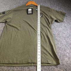 Howitzer MFG Shirt Mens Large Green Short Sleeve Hunting Skull 100% Cotton