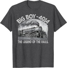 Big Boy 4014 Steam Engine Locomotive Train Vintage Railroad T-Shirt