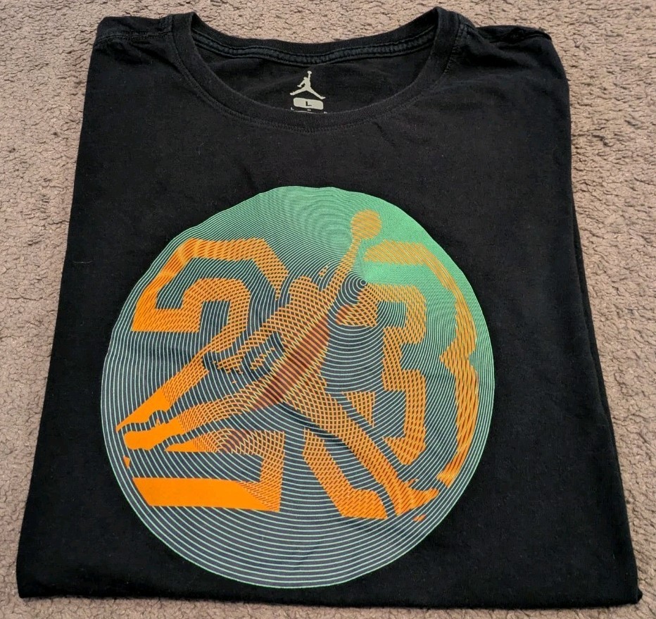 Jordan Jumpman XIII Logo Black T-Shirt Men’s Large