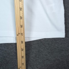 Kenneth Cole Mens Active Tech SS Shirt Sz. L White Stretch UPF 50+ Soft Cotton