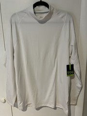 NWT DSG Men’s Cold Weather Compression Crew Neck Top White Base Layer Size XL
