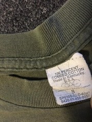 Vtg 90s US Army PFU Faded Distress Shirt S Military PE Track Grunge USMC Punk 80