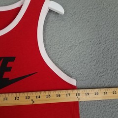 Nike Sportswear Ace Logo Tank Top Adult Small Retro Red Swoosh Casual Active