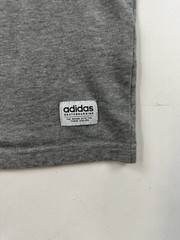 Adidas Shirt Mens Large Gray Short Sleeve