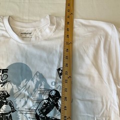 Outrank Always Active Short Sleeve T Shirt Mens Size XL White Racing Graphic