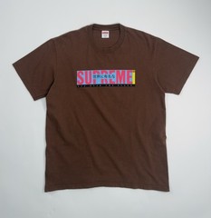 SUPREME ‘All Over The Place’ T-Shirt M (Pre-Owned) – Brown SS22