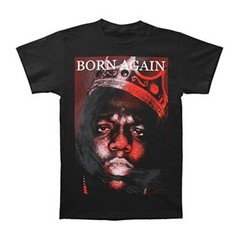 Men’s Notorious B.I.G. Born Again Slim Fit T-shirt Small Black