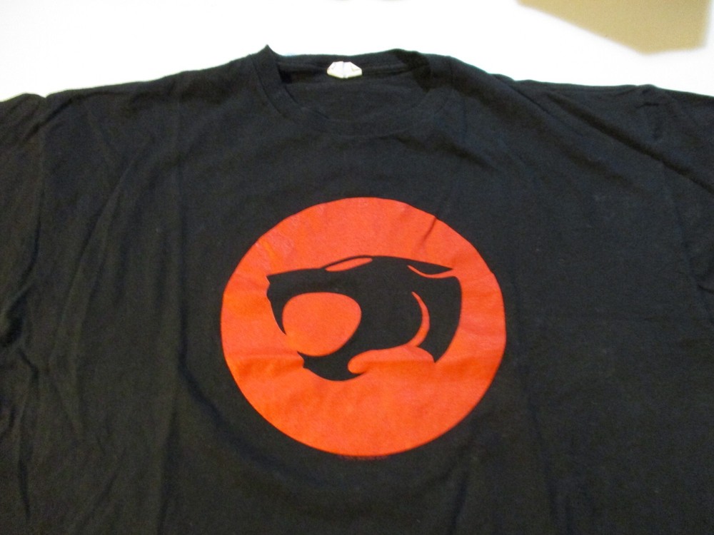 THUNDERCATS LOGO VINTAGE 1999 1990s T-SHIRT XL CARTOON COMIC BOOK