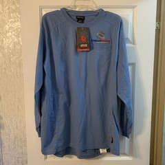 Ariat FR Shirt Mens Long Sleeve CAT 2 2112 Cotton Workwear XL Steel Blue NWT’s
