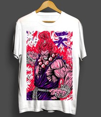 Akuma Gouki T-shirt Karate Street Fighter Video Games Fighting Shirt White