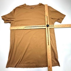 Pact Organic Cotton Essential Crew Neck T-Shirt Men’s Medium Tan Brown