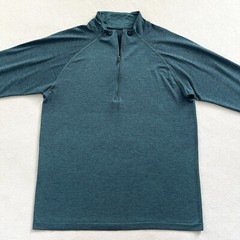 Lululemon Night Sea Deep Cove Teal Metal Vent Tech 1/2 Zip Long Sleeve Top XL
