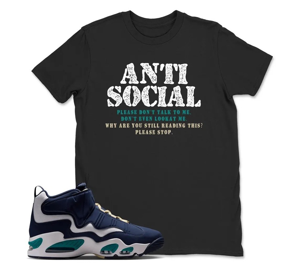 Griffey Max 1 Hall Of Fame 2026 Shirt to Match Anti Social, BLACK/WHITE
