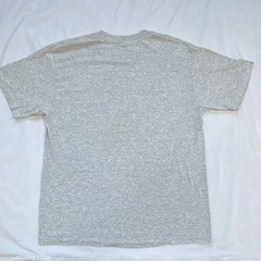 Hanes Heavyweight 50/50 Mens Gray Aviation Graphic Crew Neck T-Shirt Size L