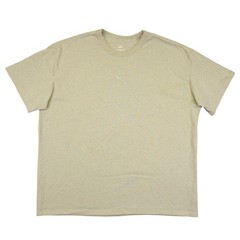 Nike Premium Essential Shirt Center Swoosh Mens XXL Tan Light Bone Loose Fit