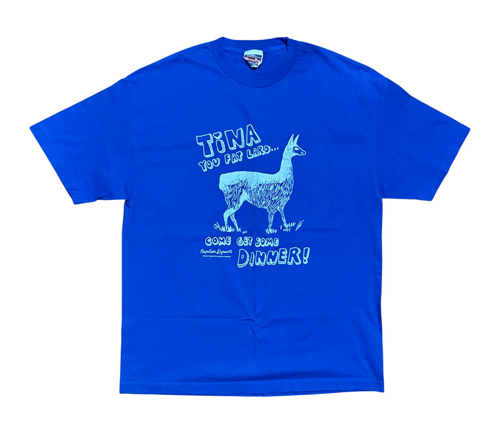 Men’s XL Napolean Dynamite Tina Dinner Mighty Fine Vintage Graphic T-Shirt