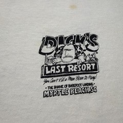 Vintage 90s Dick’s Last Resort Myrtle Beach South Carolina Graphic Shirt USA XL