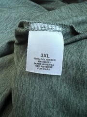 BCG Men’s Active Performance Tee – Size 3XL – Heather Green Great Condition