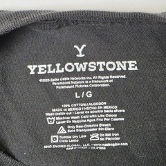 Yellowstone T-Shirt Mens L Black Dutton Ranch So Wild Graphic Tee Short Sleeve