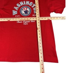 Headgear Classics Washington Black Senators Negro League T-Shirt Red Men’s Small