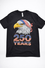 Patriotic T shirt Celebrating 250 Years of Freedom! 100% Made in USA $30. each!