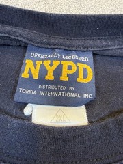 Vintage Y2K NYPD New York Police Department Official Short Sleeve Tshirt 2XL