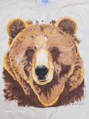 2XL Animal Lover Bear Grizzly Brown Kodiak Preshrunk Cotton Vtg 2003 Lawless NOS