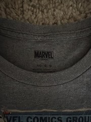 Marvel Avengers Men’s Gray Tee T-Shirt Size Large Crew Neck Short Sleeve Graphic